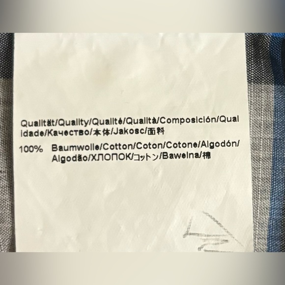 Hugo Boss Sharp Fit Plaid Cotton Short Sleeve Shirt size 2XL - Picture 7 of 7